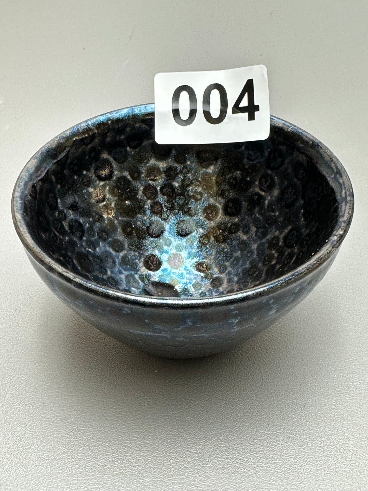 Blue Silver Spider Eye Cup(004)