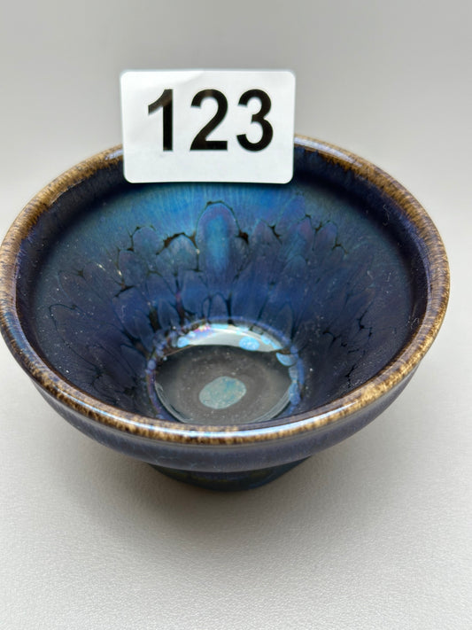 Blue oil drop cup（123）